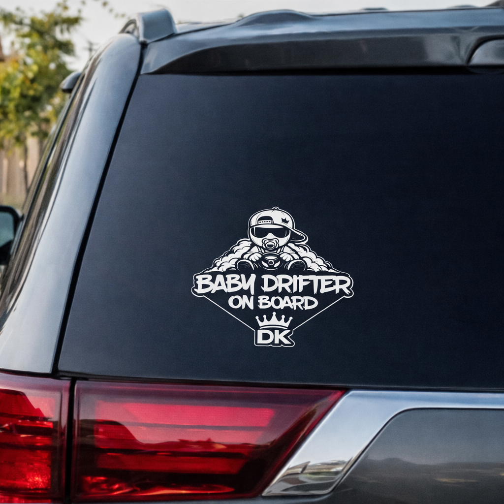 “Baby Drifter On Board” - Vinyl Sticker